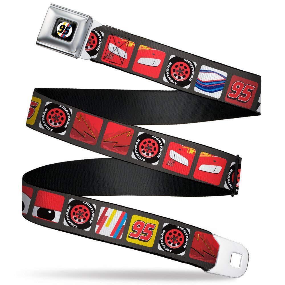 5425 Belt Seatbelt Buckle Cars 16 Lightning McQueen Block Icons 32 to 52